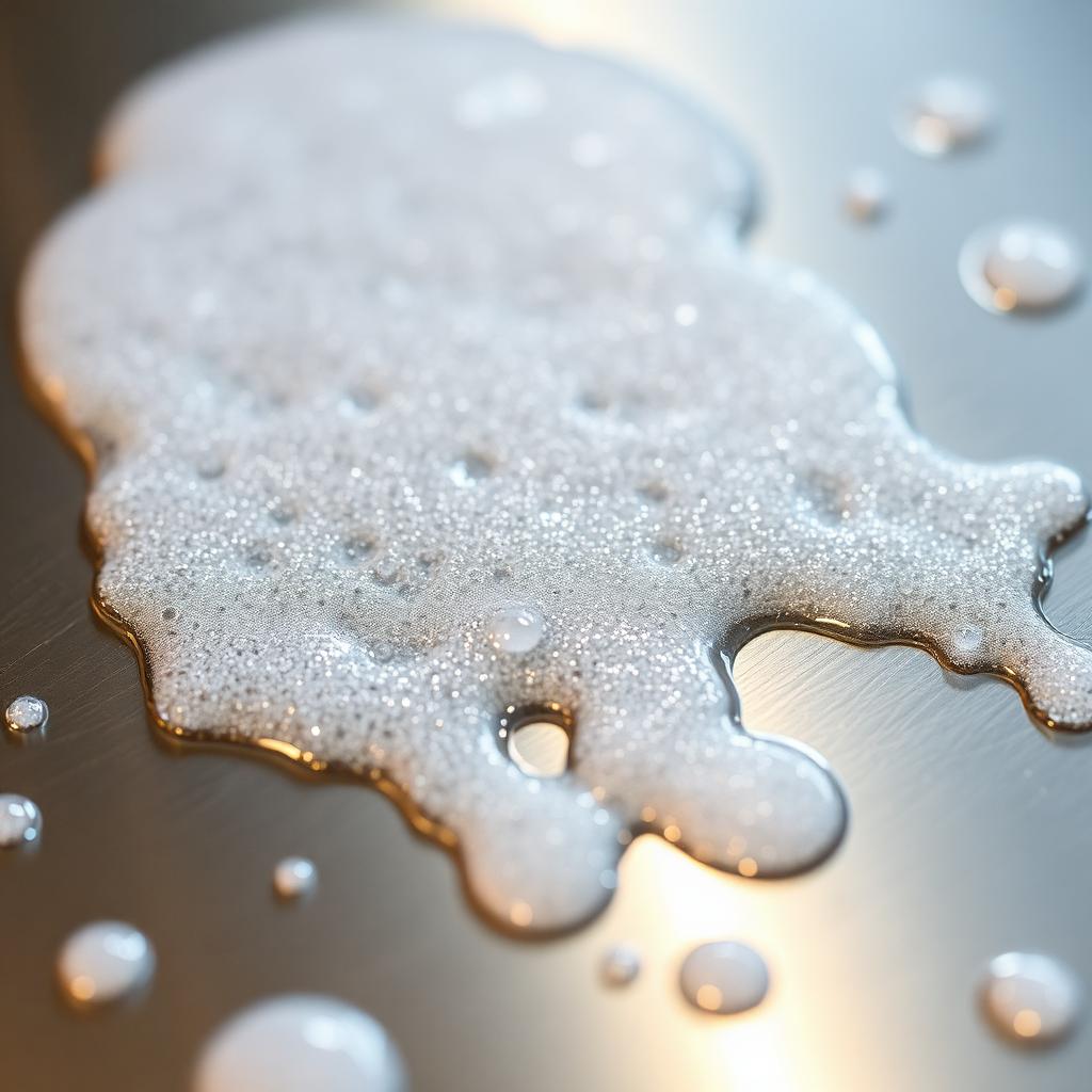 Glänzende Edelstahlarmatur im Sanitärbereich nach Hygienereinigung