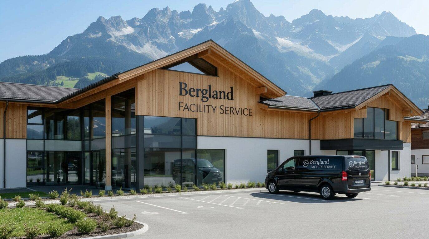 Firmengebäude von Bergland Facility Service in Werfen, Pongau