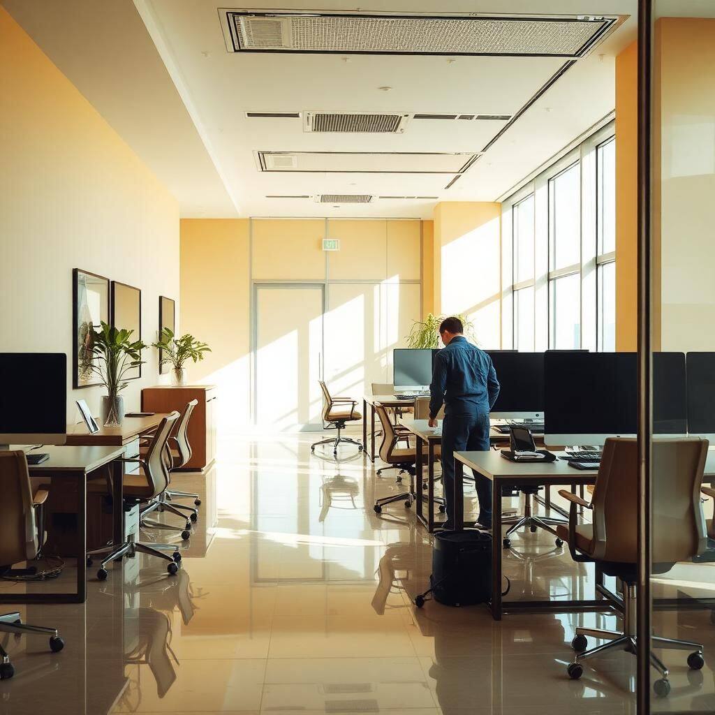 Professionelle Gebäudereinigung durch Bergland Facility Service