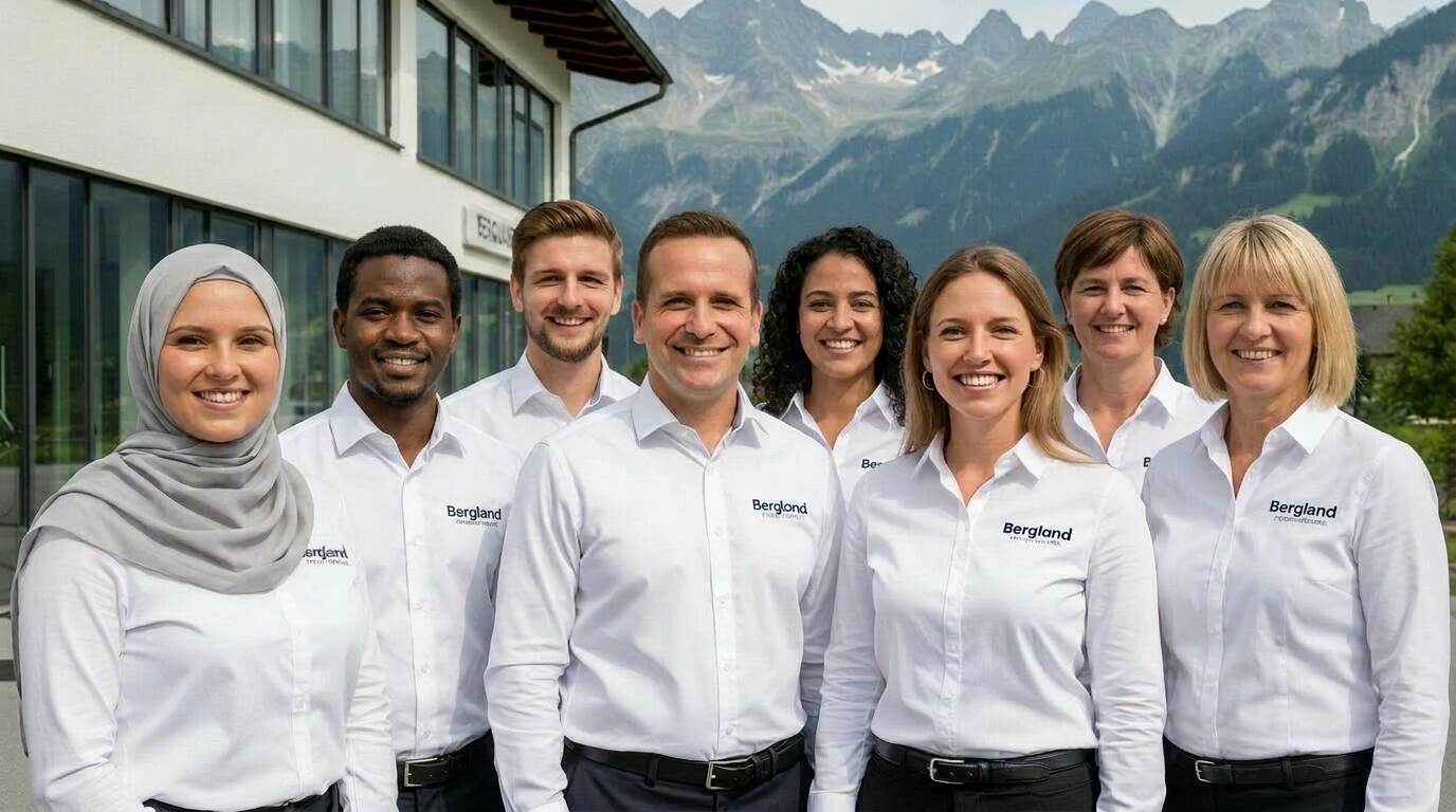 Das Team von Bergland Facility Service – freundliche Fachkräfte für Reinigung und Hausbetreuung im Pongau
